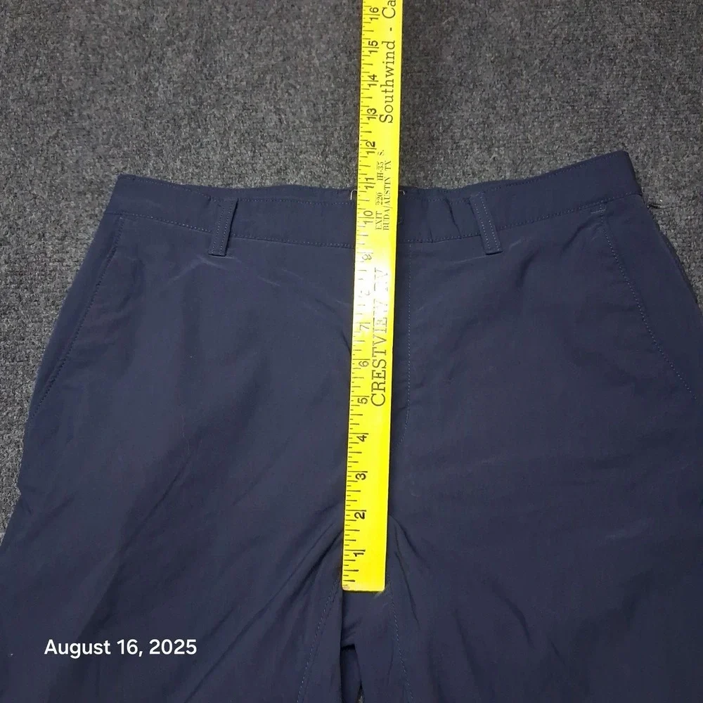 The North Face Long Chino Shorts‎ Mens Size 30 Blue Sprag Flat Front Khaki
